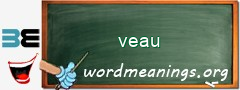 WordMeaning blackboard for veau